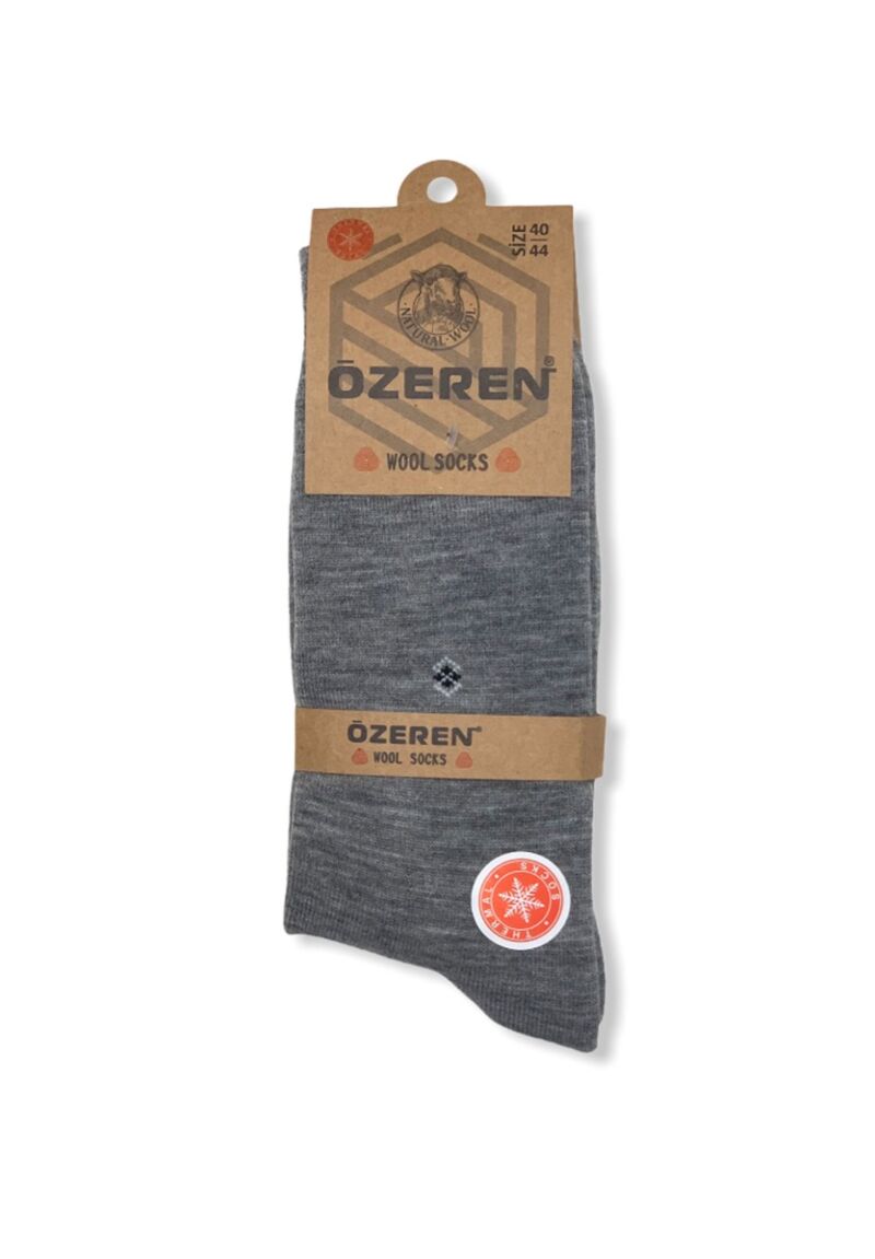 Κάλτσες ανδρικές θερμικές Lamswool Γκρι