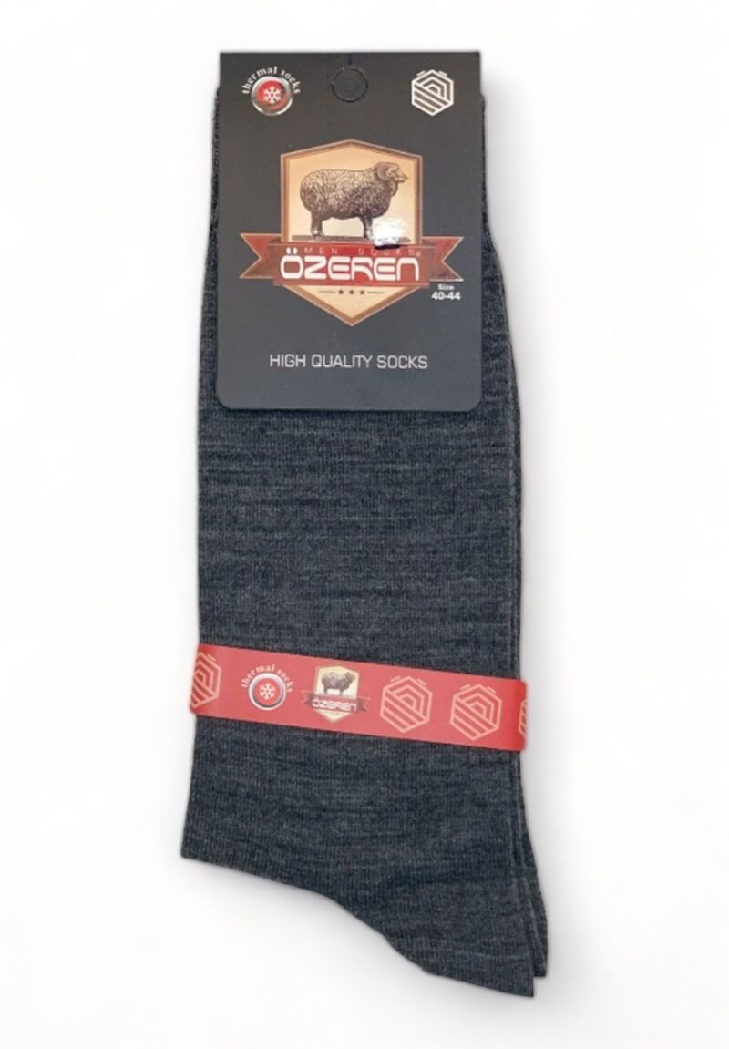Κάλτσες ανδρικές Trendy θερμικές μάλλινες ανθρακί