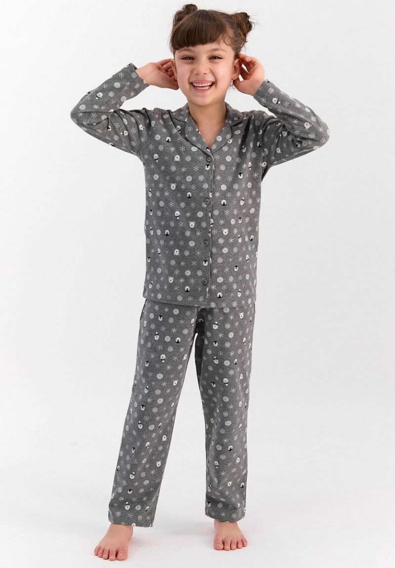 Πιτζάμα εφηβική Με κουμπιά Rolypoly  Winter Mood