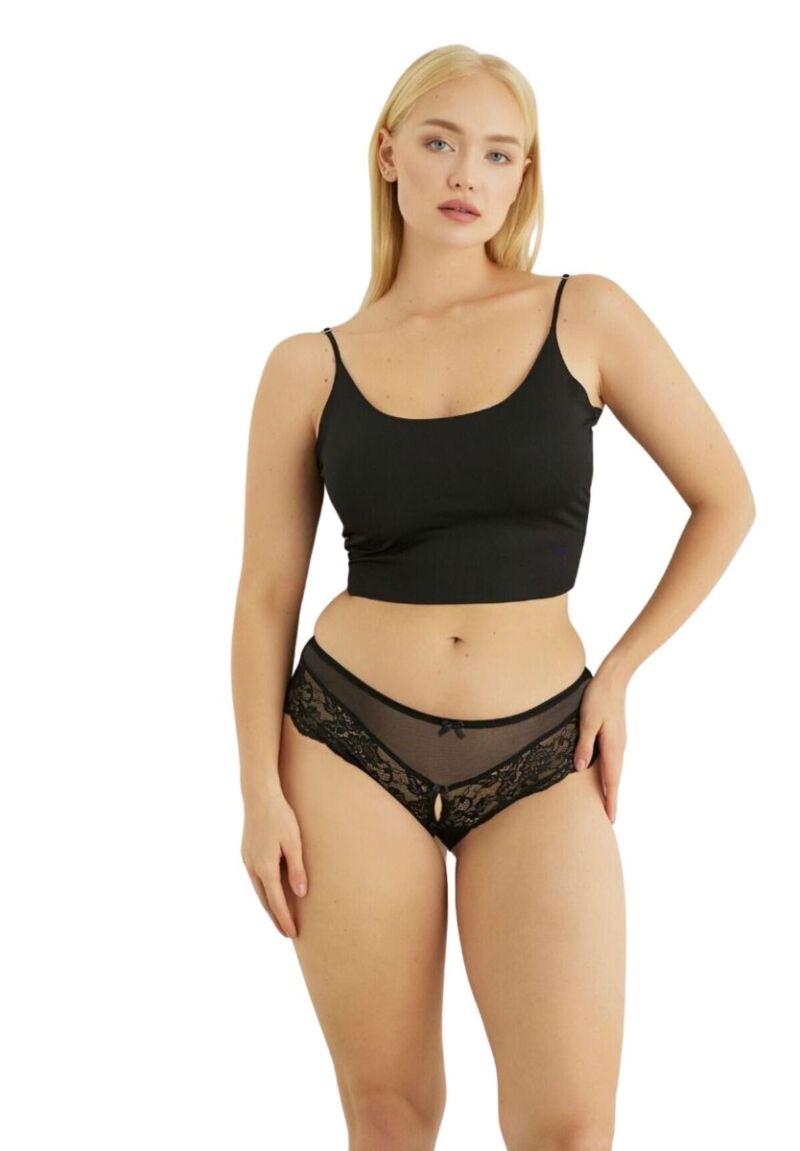 Γυναικείο εσώρουχο με δαντέλα και άνοιγμα Norddiva Ruby