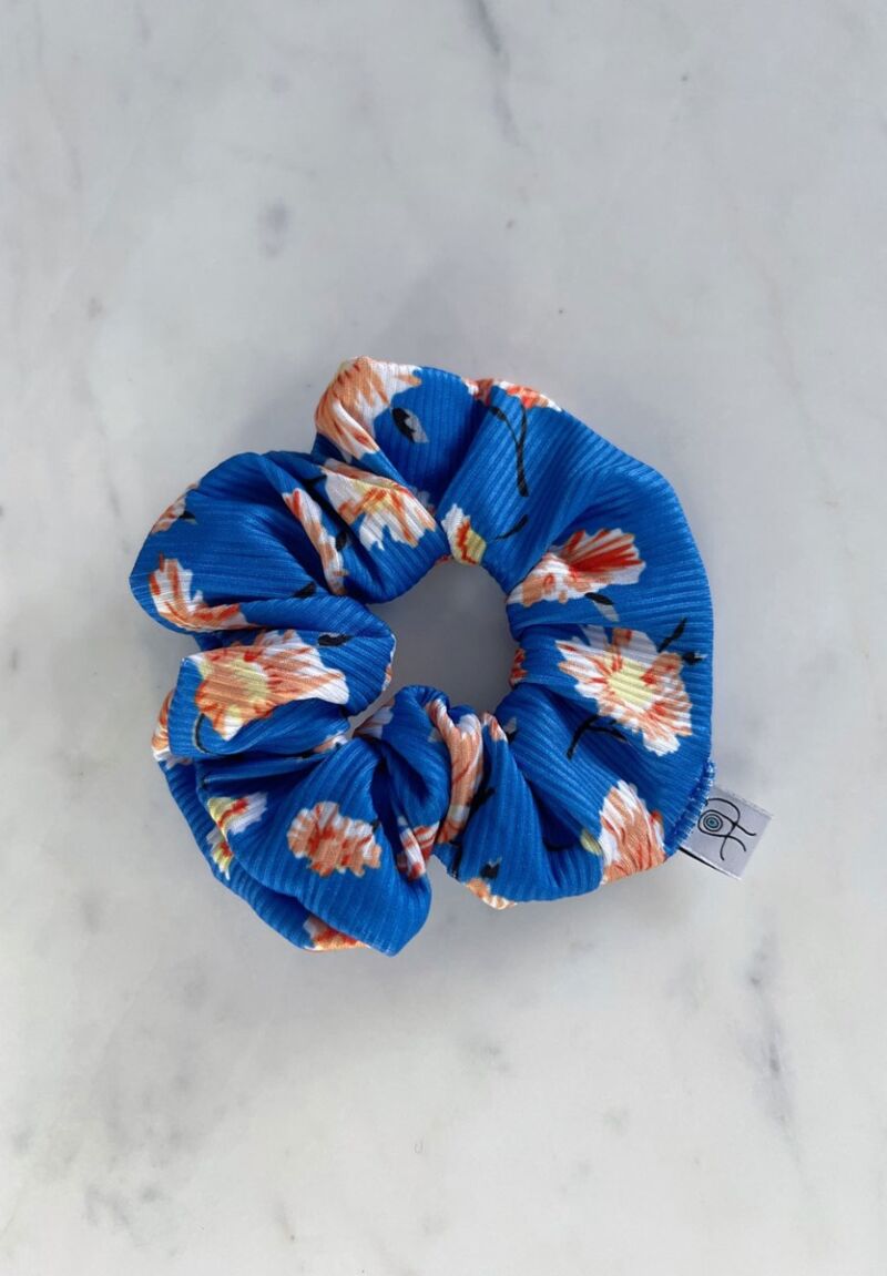 Ριπ κοκαλάκι με λουλούδια μπλε