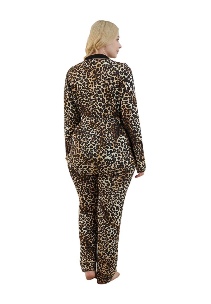 Πιτζάμα Plus Size Sevim Love Animal Prints