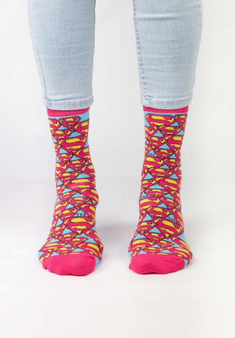 Κάλτσες γυναικείες Superman DC Logo Cimpa