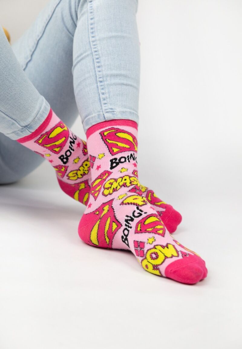 Κάλτσες γυναικείες Superman DC Logo Cimpa