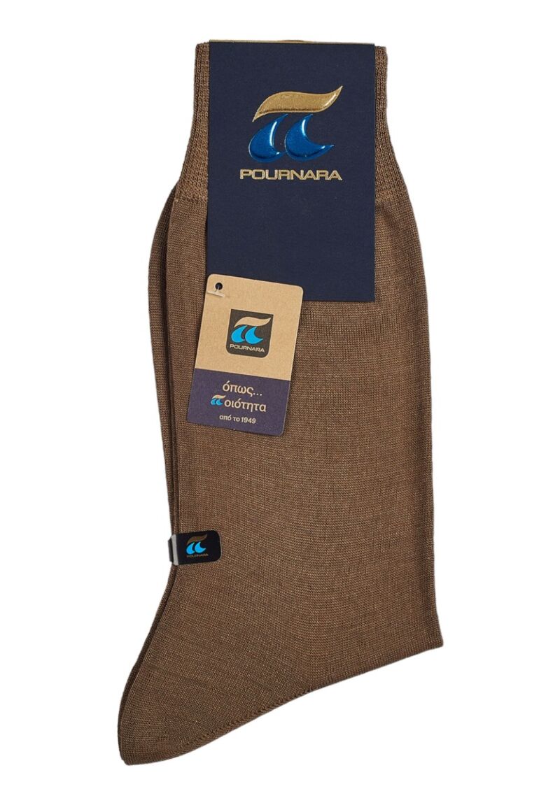 Κάλτσα ανδρική μάλλινη Pournara Premium
