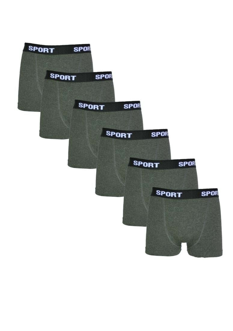 Pack Boxer Biyo Sport 6 τεμ. Ανθρακί