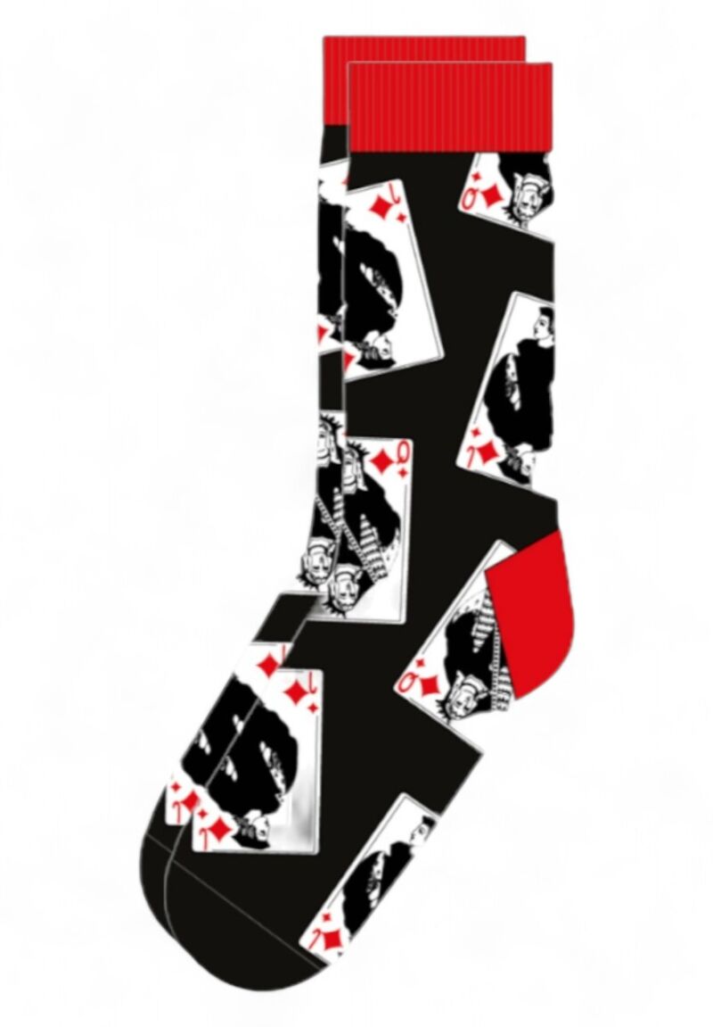 Κάλτσες ανδρικές Cards Soma Black