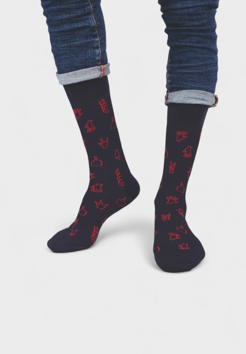 Ανδρική Κάλτσα Soma Socks “Hello”
