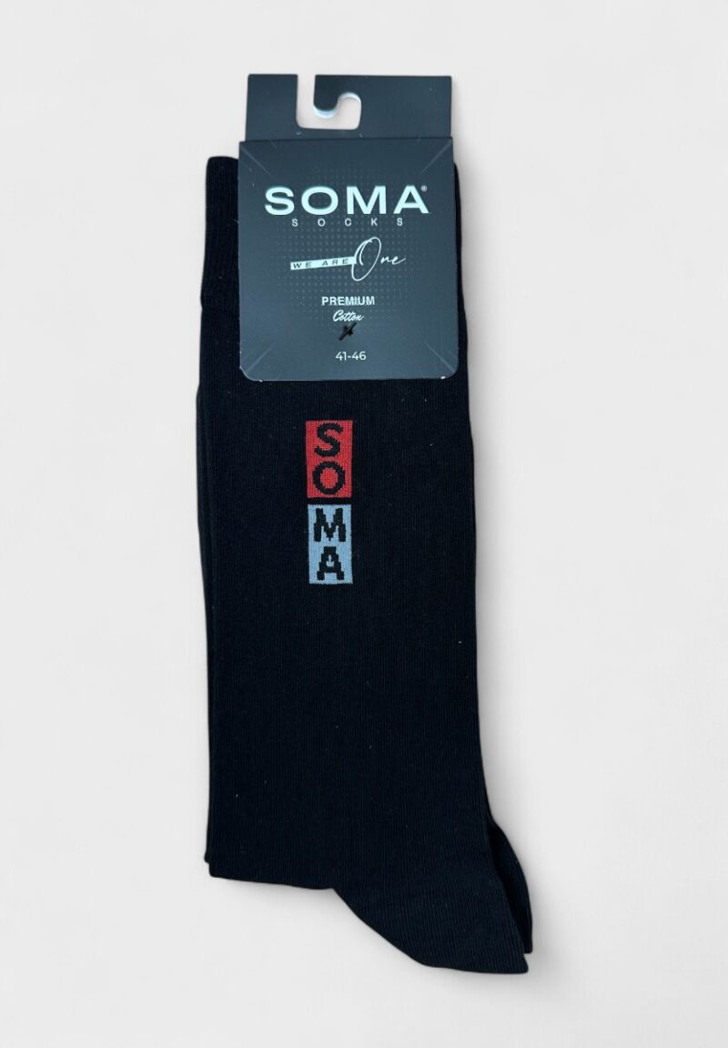 Ανδρική Κάλτσα Soma Socks “King Black”