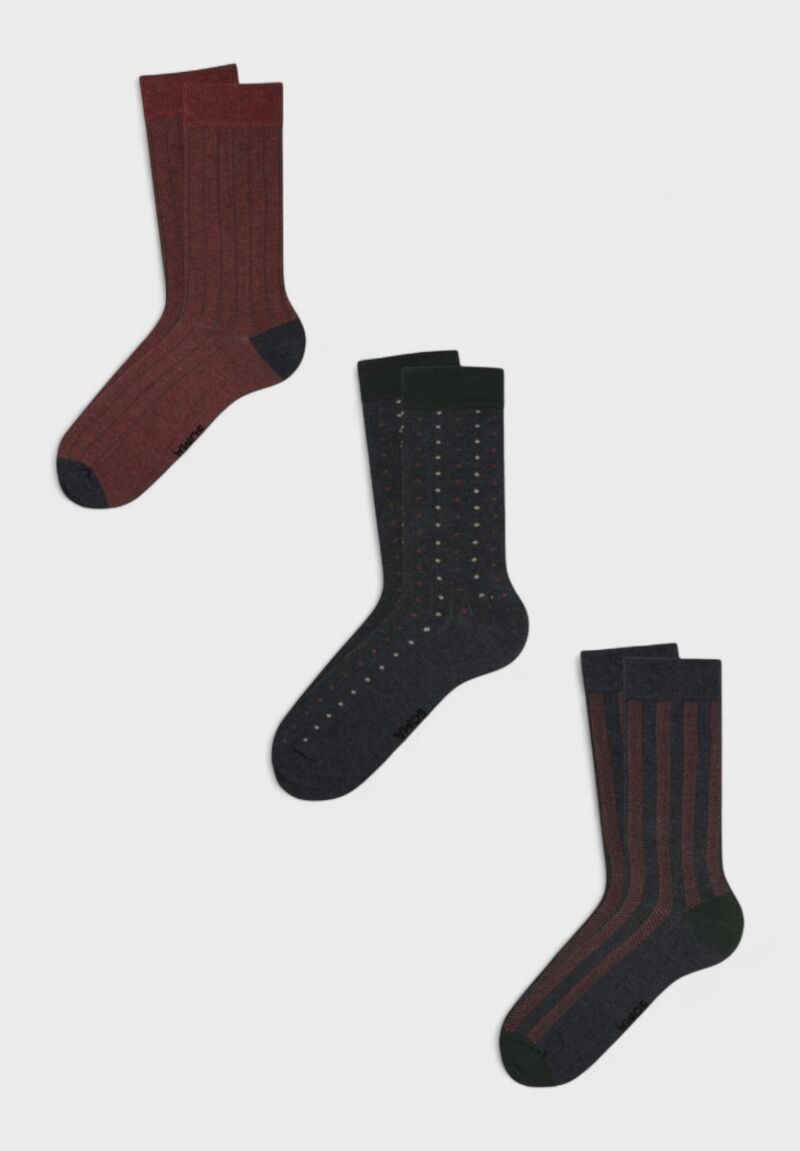 Ανδρικές Fashion Κάλτσες Soma "Paul" – Σετ 3 Ζευγάρια