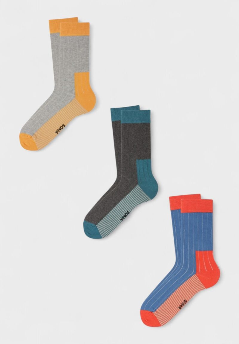 Ανδρικές Fashion Κάλτσες Soma "Andy" – Σετ 3 Ζευγάρια
