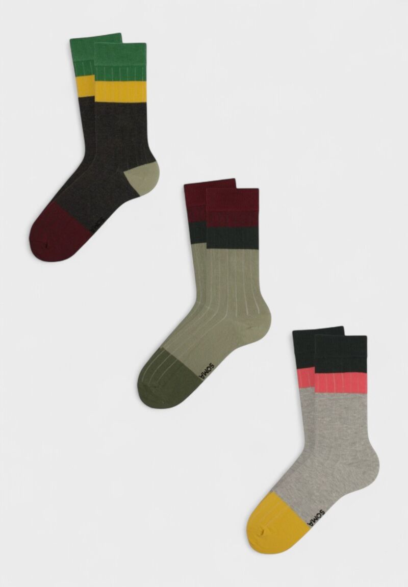 Ανδρικές Fashion Κάλτσες Soma "Garry" – Σετ 3 Ζευγάρια