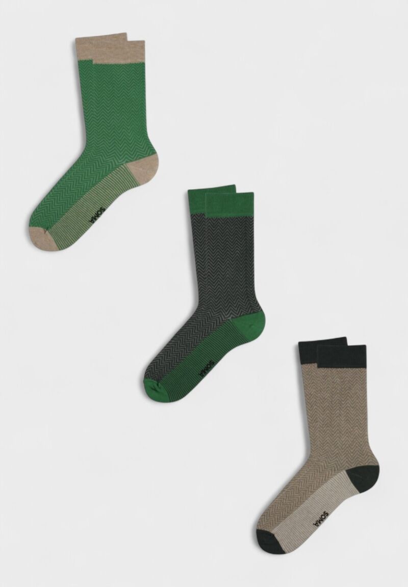 Ανδρικές Fashion Κάλτσες Soma "Denis" – Σετ 3 Ζευγάρια