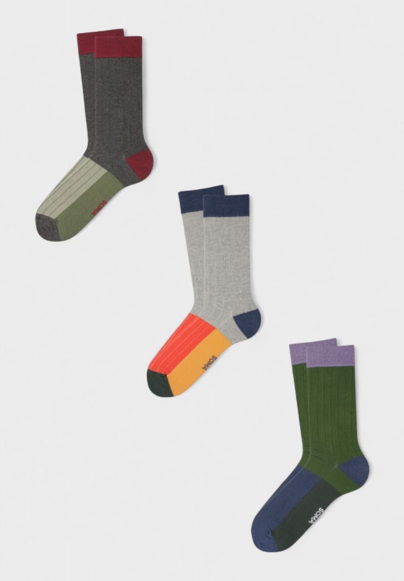 Ανδρικές Fashion Κάλτσες Soma “Pete” – Πακέτο 3 Τεμαχίων