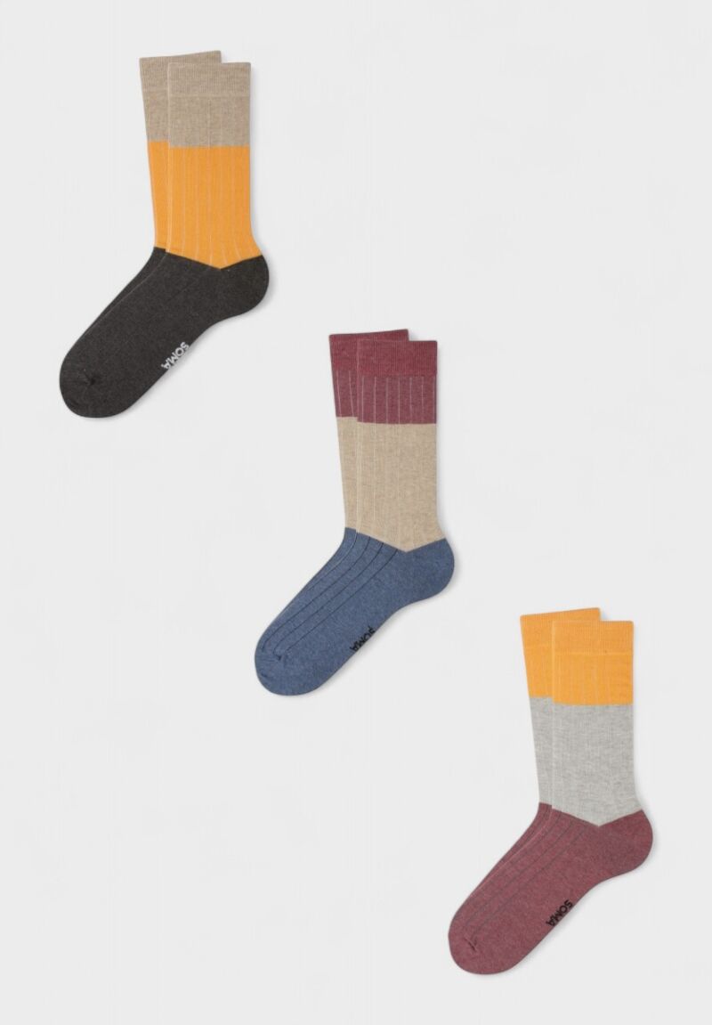 Ανδρικές Fashion Κάλτσες Soma "Dylan" – Σετ 3 Ζευγάρια