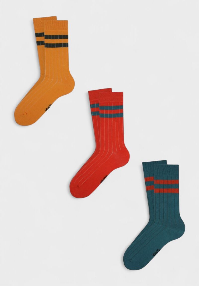 Ανδρικές Fashion Κάλτσες Soma "Mikey" – Σετ 3 Ζευγάρια