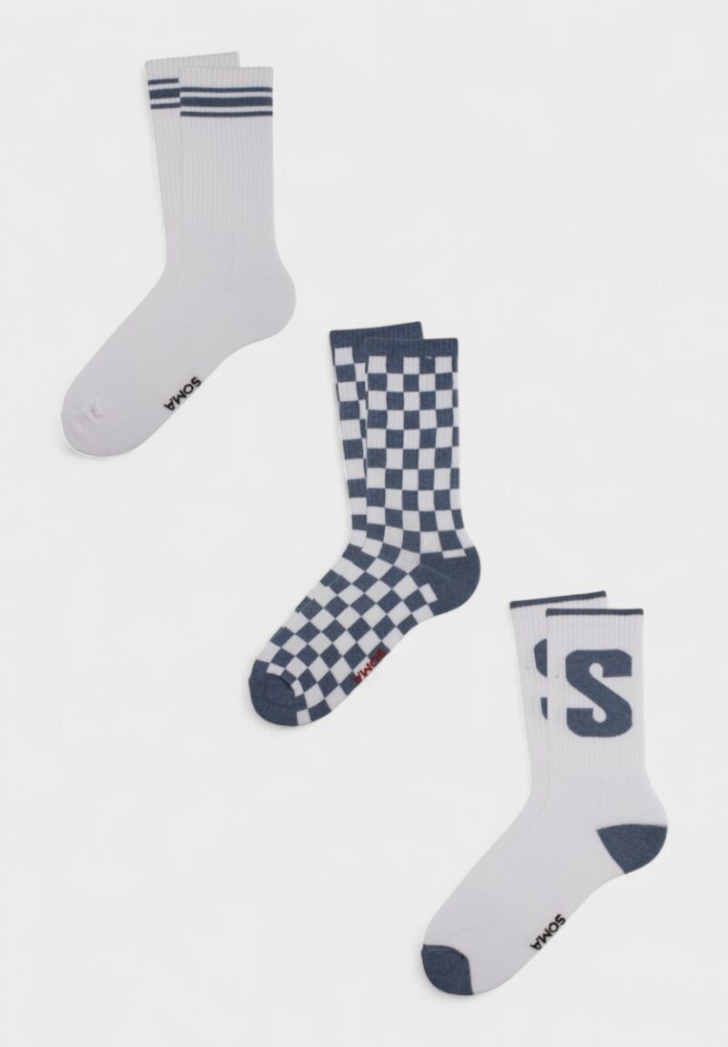 Ανδρικές Αθλητικές Κάλτσες Soma Todd – Σετ 3 Τεμαχίων
