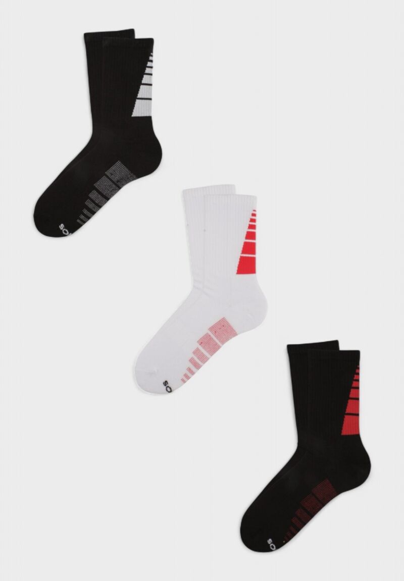 Ανδρικές Αθλητικές Κάλτσες Soma Richard – Σετ 3 Τεμαχίων