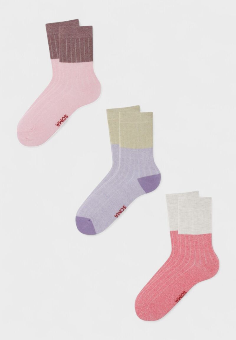 Κάλτσες Fashion Γυναικείες Soma Marina – Σετ 3 Τεμαχίων