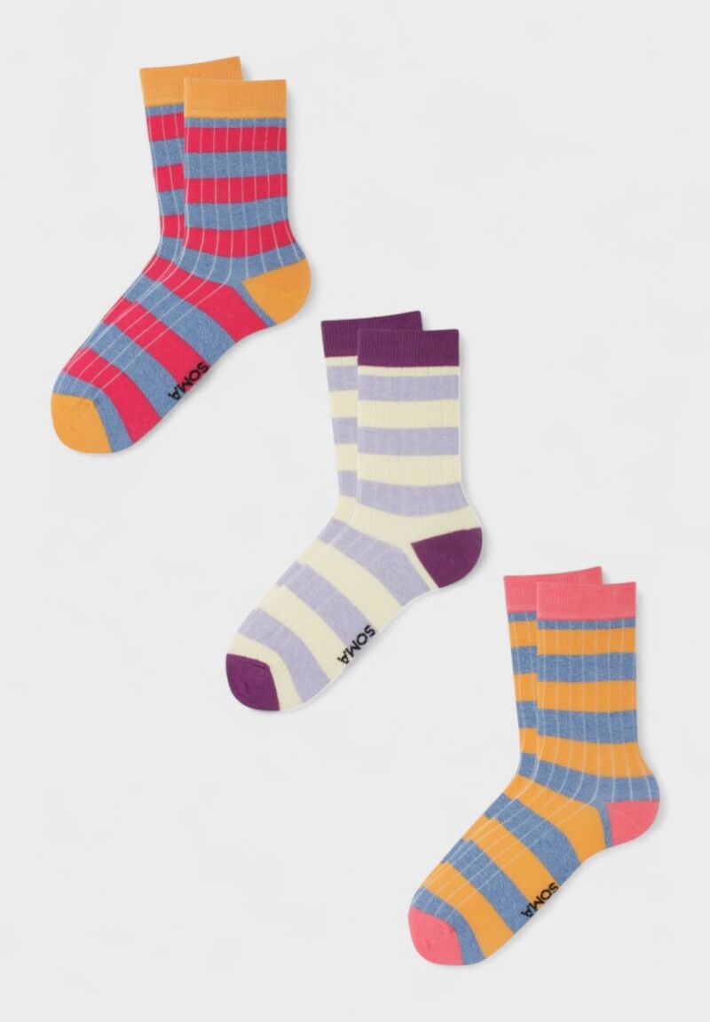 Γυναικείες Fashion Κάλτσες Soma Narin – Σετ 3 Τεμαχίων