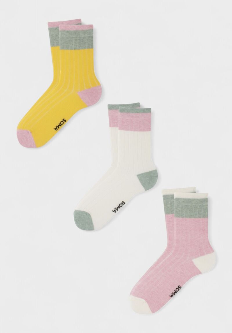 Γυναικείες Fashion Κάλτσες Soma Carmen – Σετ 3 Τεμαχίων