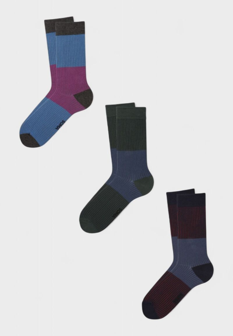 Ανδρικές Fashion Κάλτσες Soma "Geo" – Σετ 3 Ζευγάρια