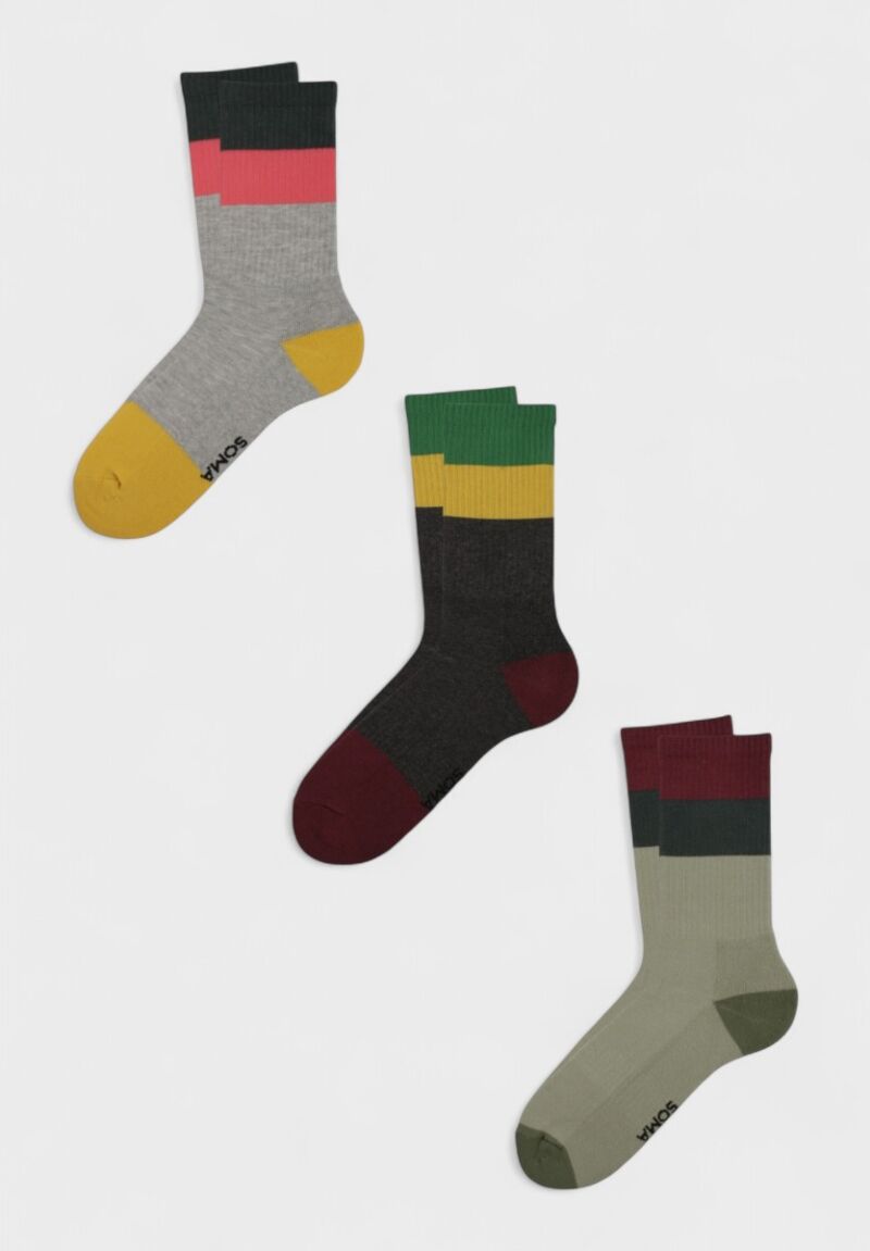 Ανδρικές Αθλητικές Κάλτσες Soma Eliot – Σετ 3 Τεμαχίων