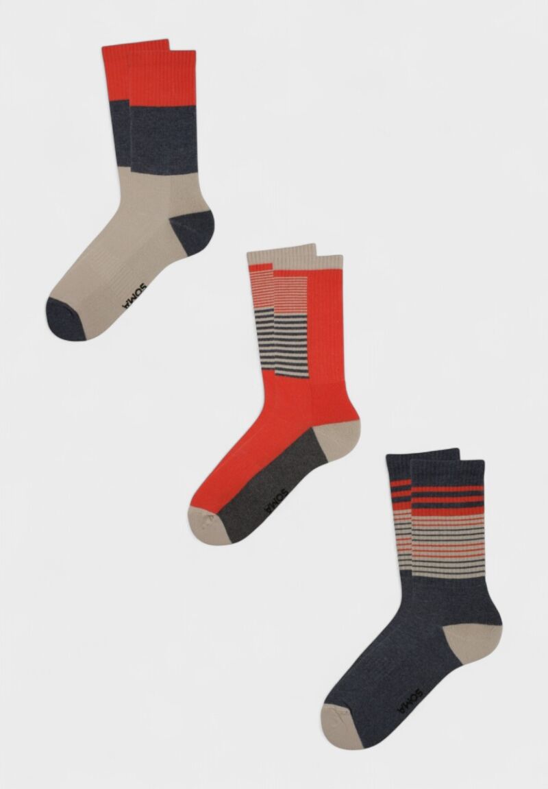 Ανδρικές Αθλητικές Κάλτσες Soma Nathan – Σετ 3 Τεμαχίων