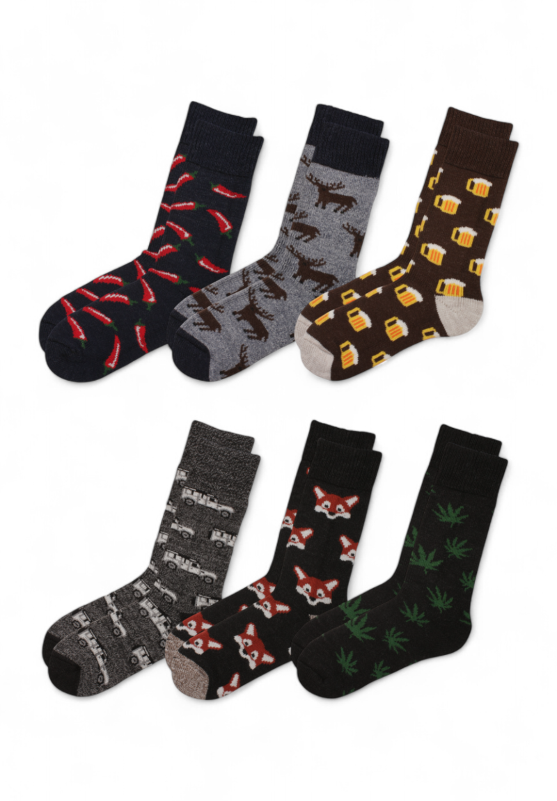Κάλτσες ανδρικές ισοθερμικές με σχέδια Soma Socks