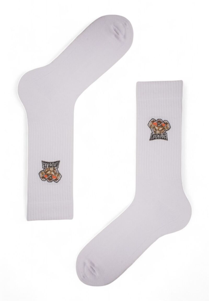 Κάλτσες ανδρικές Rib με κέντημα Soma Hercules