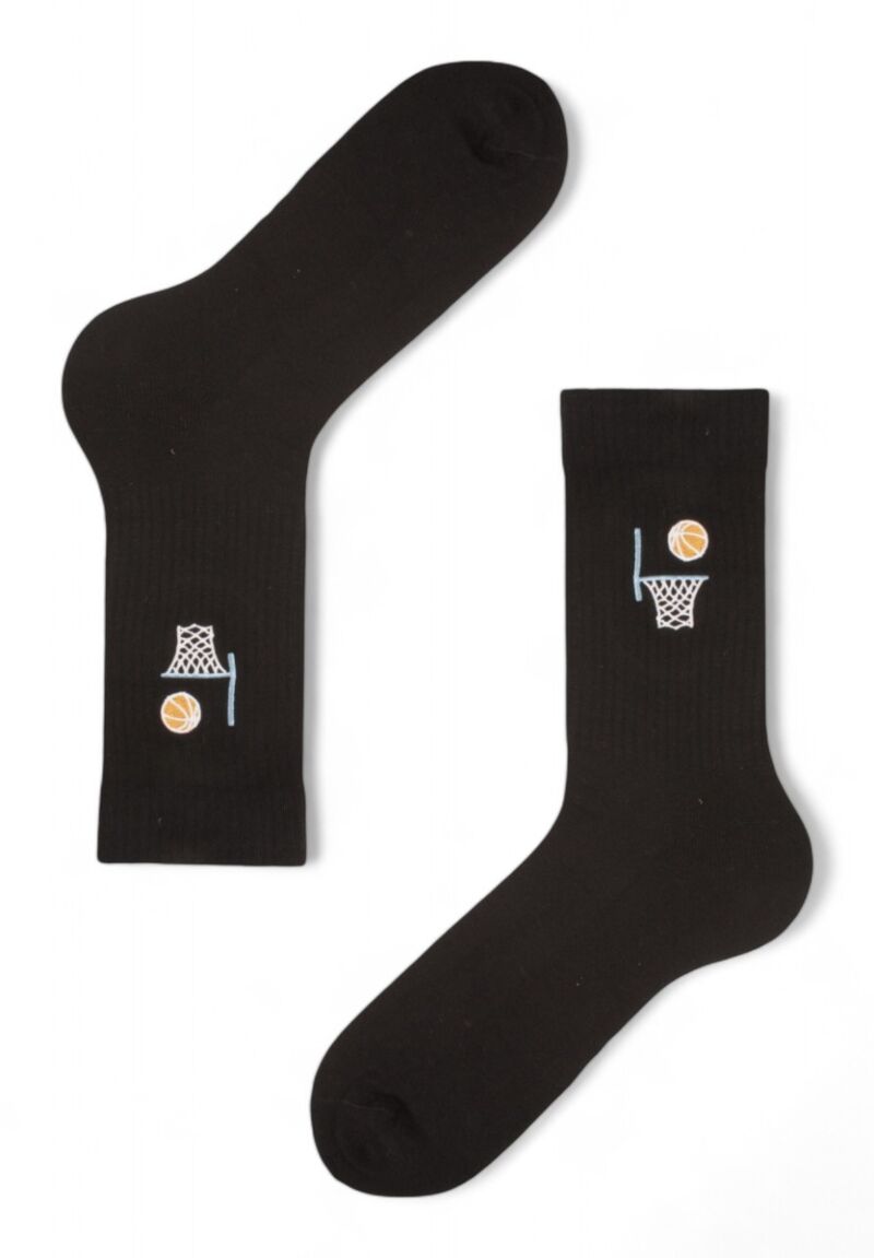 Κάλτσες ανδρικές Rib με κέντημα Soma Basketball