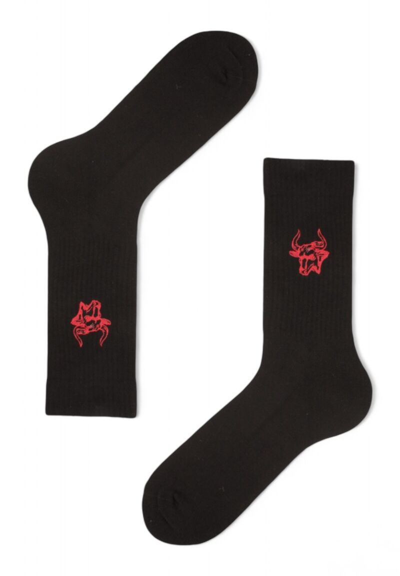 Κάλτσες ανδρικές Rib με κέντημα Soma Bull