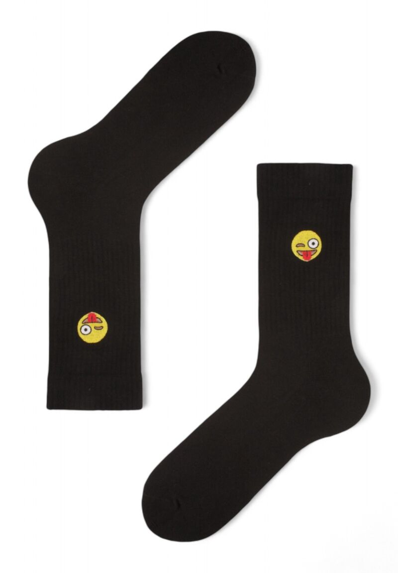 Κάλτσες Unisex Rib με κέντημα Soma Funny