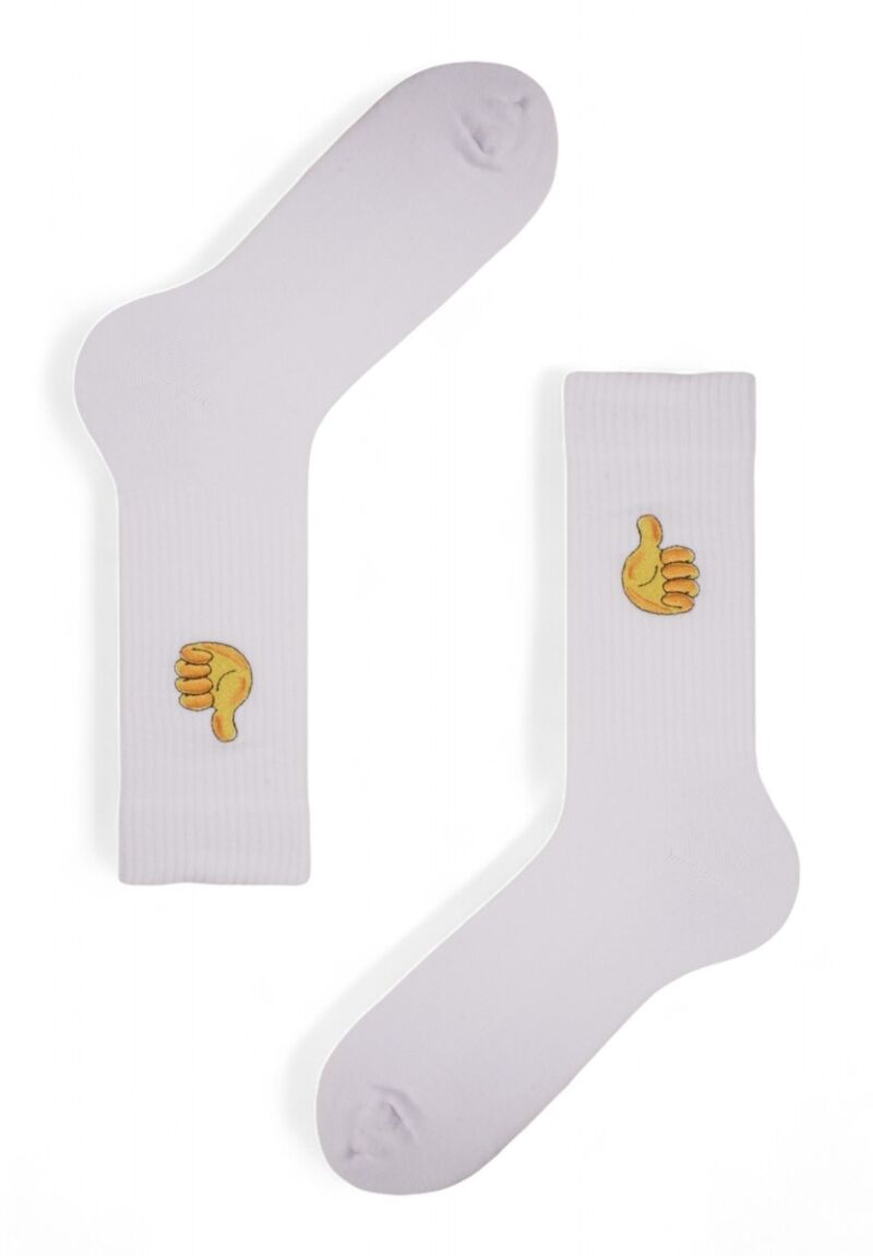 Κάλτσες Unisex Rib με κέντημα Soma Like 