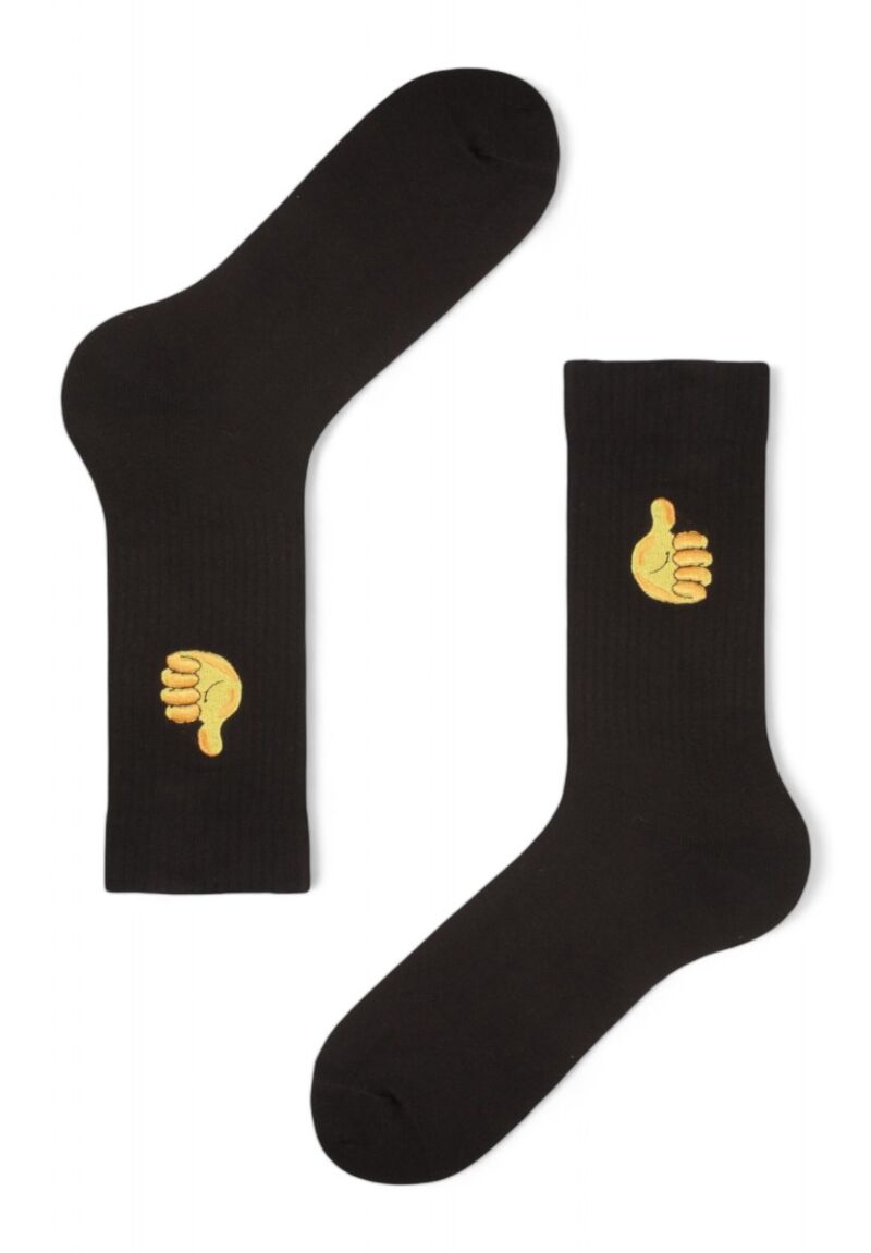 Κάλτσες Unisex Rib με κέντημα Soma Like 