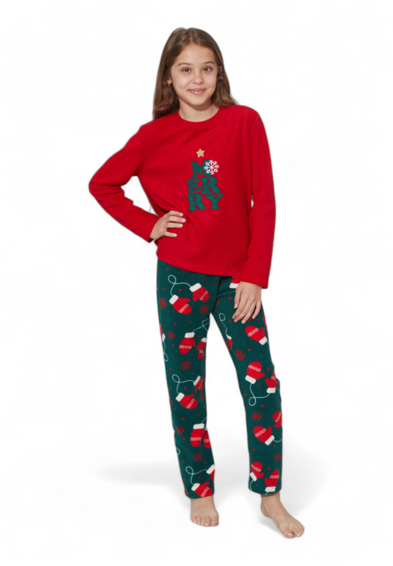 Πιτζάμα παιδική Fleece Christmas Tree Sexen