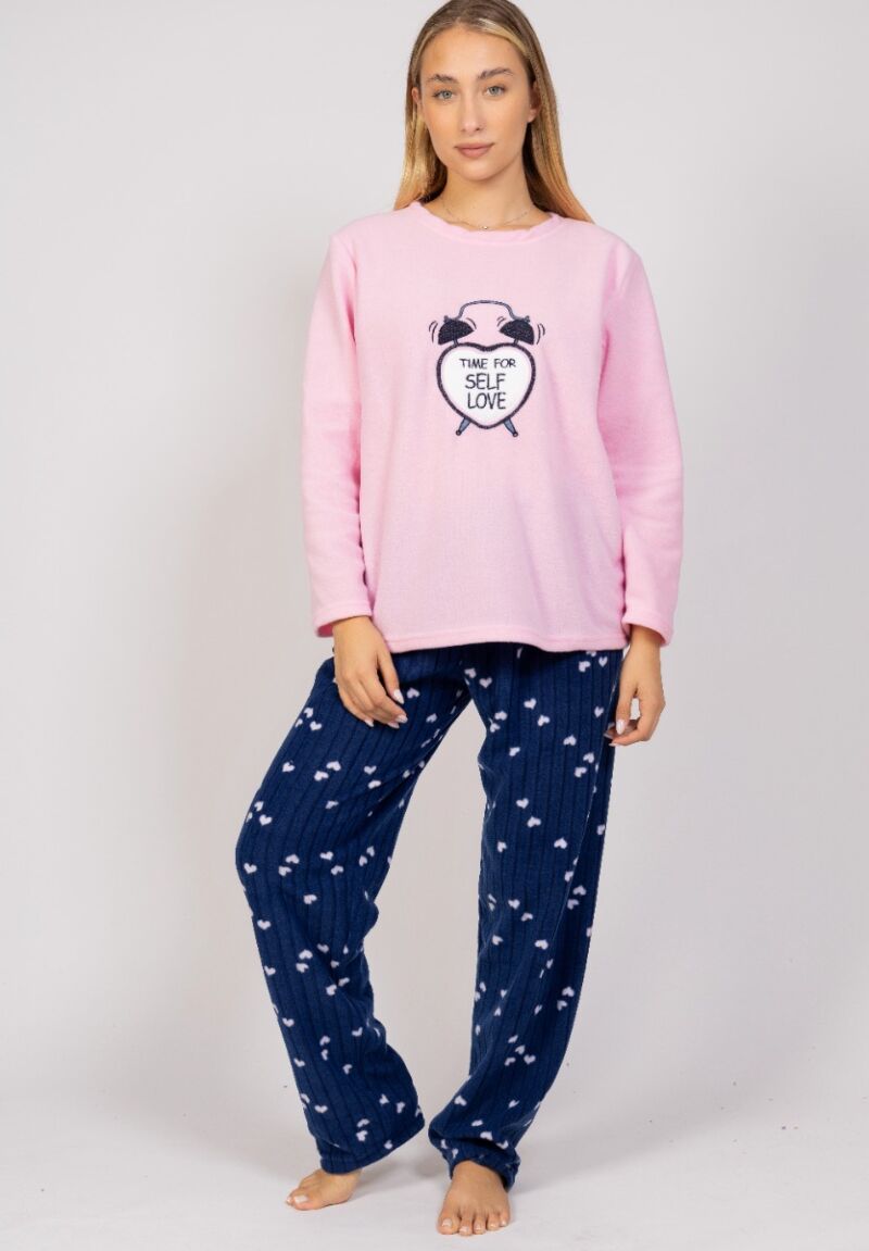 Πιτζάμα γυναικεία Fleece Self Love Sexen