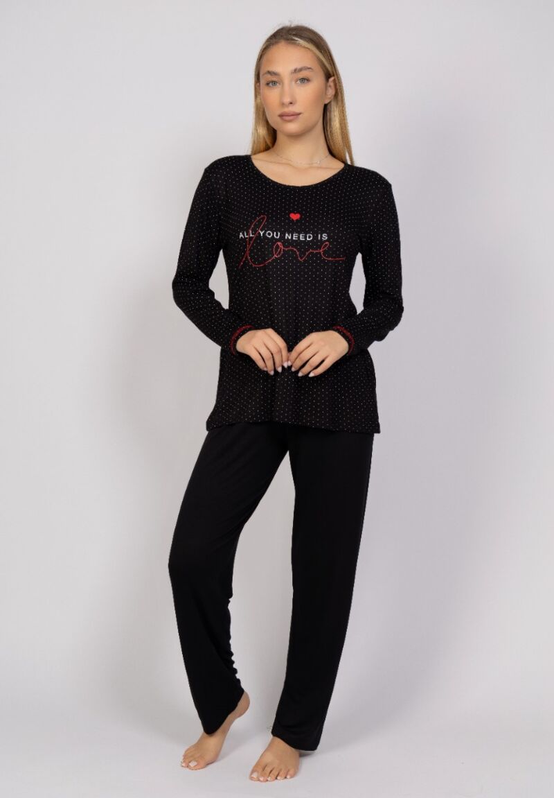 Πιτζάμα γυναικεία All You Need Is Love Sexen