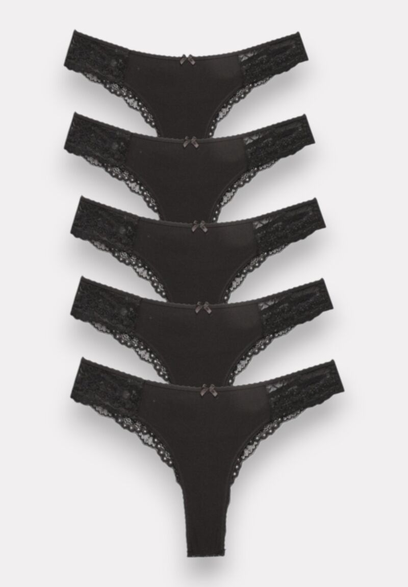 Brazil με δαντέλα μαύρα Sexen 5 Τεμ.