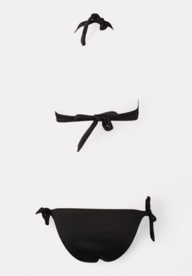Γυναικείο Μαγιό Μπικίνι Μαύρο Rib