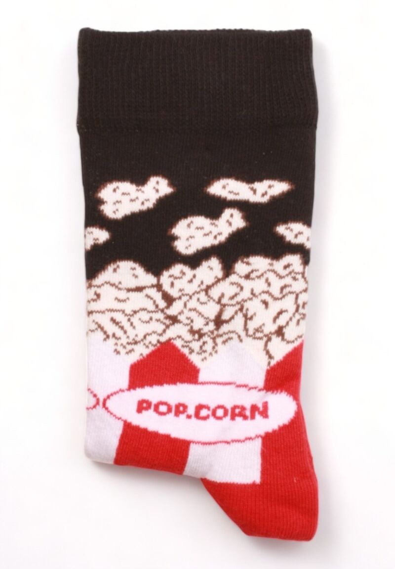 Κάλτσες Unisex Egs Socks Pop Corn Black