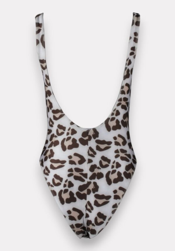 Μαγιό γυναικείο Ολόσωμο – Ανοιχτή Πλάτη – Leopard