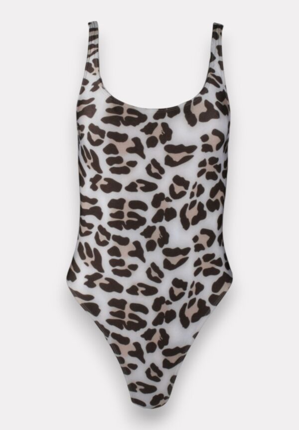 Μαγιό γυναικείο Ολόσωμο – Ανοιχτή Πλάτη – Leopard