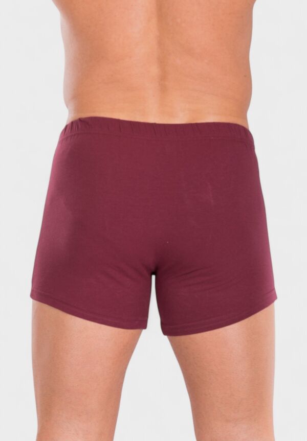 Ανδρικό μποξεράκι Giorgio εφαρμοστό μπορντό βαμβάκι λύκρα