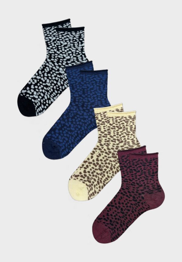 Γυναικείες Κάλτσες Soma Socks Bamboo Edition Animal Print  – Σετ 4 Ζευγών 