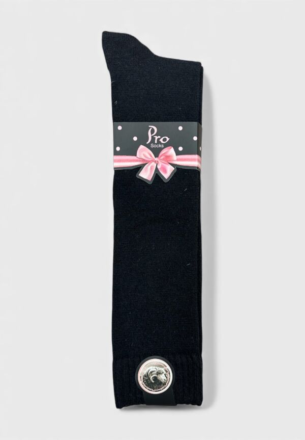 Γυναικεία Μάλλινη Κάλτσα Pro Socks Μέχρι το Γόνατο – Μαύρη