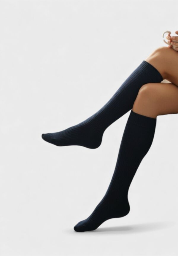 Γυναικεία Μάλλινη Κάλτσα Pro Socks Μέχρι το Γόνατο – Μπλε