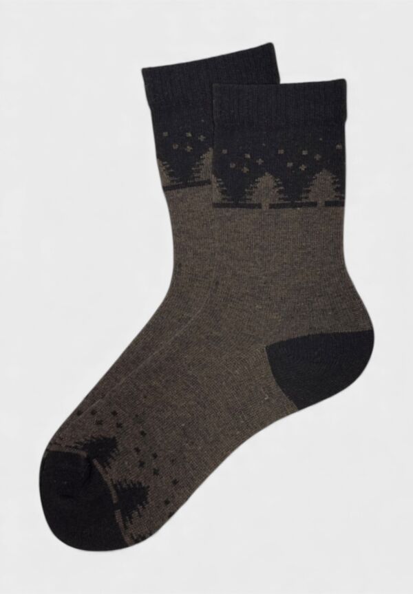 Pro Socks Winter Pines Olive – Γυναικεία Μάλλινη Κάλτσα