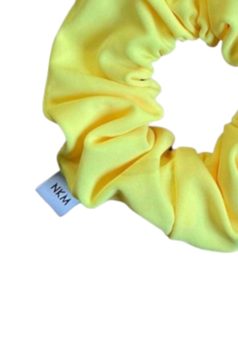 Shiny Scrunchie Yellow