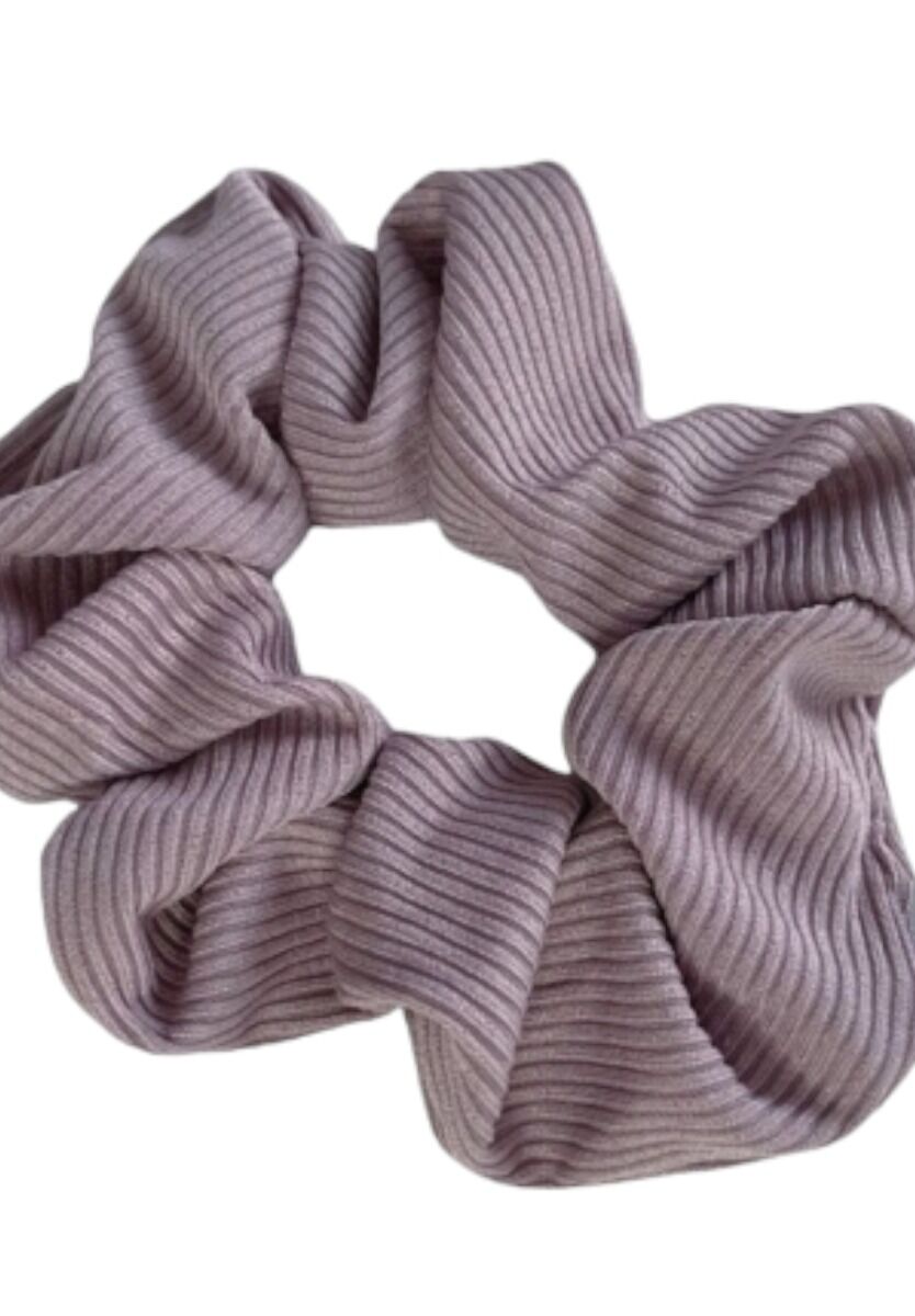 Rib Scrunchie Dasty Pink